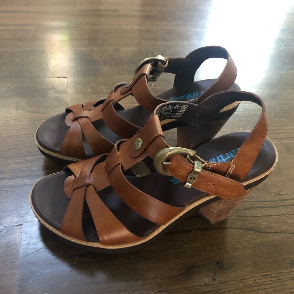 Timerland Strappy Leather High Heels